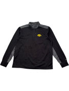 COLOSSEUM FELPA MEZZA ZIP COLLEGIATE NERO ANTRACITE UOMO PRE OWNED L