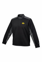 COLOSSEUM FELPA MEZZA ZIP COLLEGIATE NERO ANTRACITE UOMO PRE OWNED L