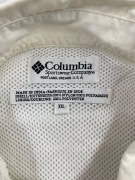 Columbia Ανδρικό Πουκάμισο Outdoor Λευκό XXL