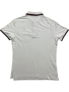 CONTE OF FLORENCE KNIT POLO SHIRT WITH POCKET WHITE MEN'S M