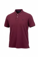 Conte of Florence Polo Bordeaux Regular Fit da Uomo XL