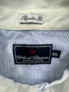 CONTE OF FLORENCE POLO SHIRT ΡΙΓΕ LOGO ΜΠΛΕ/ΓΚΡΙ ΑΝΔΡΙΚΟ XXXL