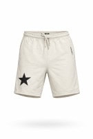 CONVERSE BERMUDA SHORTS GRAPHIC OFF WHITE UOMO PRE OWNED L