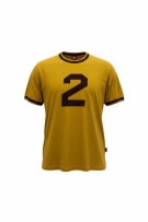 CONVERSE T-SHIRT VINTAGE NUMBER 2 MUSTARD YELLOW MEN'S M