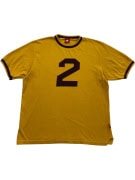 CONVERSE T-SHIRT VINTAGE NUMBER 2 MUSTARD YELLOW MEN'S M