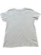 CONVERSE T SHIRT SPELL OUT WHITE WOMEN PRE OWNED M