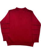 COTS CASUALS KNIT ZIP POLO RETRO RED MENS PRE OWNED M