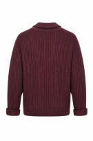 COTTON CLUB CARDIGAN IN MAGLIA CON BOTTONI BORDEAUX UNISEX PRE OWNED XL