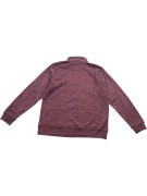 Crew Clothing Company Ανδρικό Φούτερ 1/4 Zip Μπορντό XXL