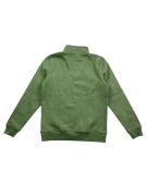 CREW CLOTHING COMPANY Φούτερ Half-Zip Casual Logo Πράσινο Ανδρικό M