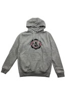 Crew Clothing Company Φούτερ Hoodie Casual Λογότυπο Γκρι Ανδρικό M