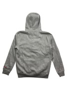Crew Clothing Company Φούτερ Hoodie Casual Λογότυπο Γκρι Ανδρικό M