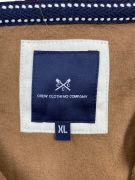 CREW CLOTHING COMPANY ΦΟΥΤΕΡ ΜΕ ΦΕΡΜΟΥΑΡ 1/4 CASUAL ΛΟΓΟΤΥΠΟ ΚΑΦΕ ΑΝΔΡΙΚΟ XL