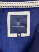 CREW CLOTHING COMPANY ΦΟΥΤΕΡ ΜΕ ΦΕΡΜΟΥΑΡ 1/4 CASUAL ΛΟΓΟΤΥΠΟ ΜΠΛΕ ΑΝΔΡΙΚΟ XL
