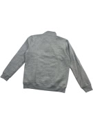 CREW CLOTHING COMPANY Φούτερ με Φερμουάρ 1/4 Casual Κεντητό Λογότυπο Γκρι Ανδρικό Large