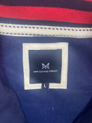 CREW CLOTHING COMPANY Φούτερ με Φερμουάρ 1/4 Casual Κεντημένο Λογότυπο Μπλε Σκούρο Ανδρικό Large