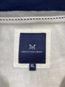 CREW CLOTHING COMPANY 1/4 Zip Sweatshirt Minimal Logo Grey Men's XL