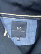 Crew Clothing Company Μπλούζα Rugby Casual Logo Μπλε Μωβ Ανδρική XXL