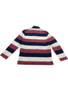 Crew Clothing Company Μπλούζα Rugby Ριγέ Casual Logo Πολύχρωμη Ανδρική XXL