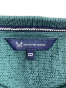 Crew Clothing Company Πλεκτή Μπλούζα Πράσινη Ανδρική XXL