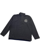 CREW CLOTHING COMPANY RUGBY CLUB ΜΠΛΟΥΖΑ ΜΕ ΚΟΥΜΠΙΑ LOGO PATCH ΑΝΘΡΑΚΙ ΑΝΔΡΙΚΟ XL