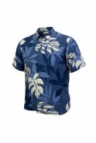 CUBAVERA SHIRT HAWAIIAN BLUE MENS PRE OWNED L