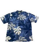 CUBAVERA SHIRT HAWAIIAN BLUE MENS PRE OWNED L