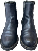 CULT CHELSEA BOOTS ZIP DESIGN BLACK WOMEN 37