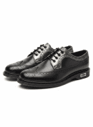 CULT BROGUE SHOES BLACK MEN PRE OWNED