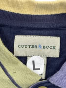 Cutter & Buck Polo Shirt Logo Navy Blue Unisex L