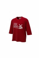 DAKINE T SHIRT GRAPHIC RED UNISEX PRE OWNED L