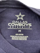 DALLAS COWBOYS AUTHENTIC T SHIRT GRAPHIC NAVY ΑΝΤΡΙΚΟ PRE OWNED M