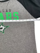 DALLAS STARS ΓΚΡΙ ΚΑΙ ΜΑΥΡΟ RAGLAN GRAPHIC TEE ΓΥΝΑΙΚΕΙΟ PRE OWNED S