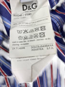 D&G DOLCE & GABBANA Πουκάμισο Ριγέ Slim Fit Πολύχρωμο Ανδρικό S