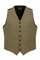 DAVID SADDLER GILET CHECK VERDE UOMO PRE OWNED S