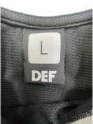 DEF Canotta sportiva basic jersey nera da uomo L