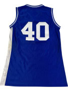 DELONG BASKETBALL JERSEY SPORTY BLUE UNISEX PRE OWNED M
