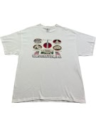 DELTA PRO WEIGHT GRAPHIC TEE OFF WHITE UNISEX PRE OWNED XL