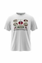 DELTA PRO WEIGHT GRAPHIC TEE OFF WHITE UNISEX PRE OWNED XL
