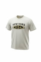 Delta Pro Weight New York USA T-shirt grafica bianca unisex