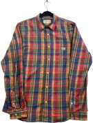 DENIM AND SUPPLY RALPH LAUREN ΠΟΥΚΑΜΙΣΟ ΚΑΡΟ ΠΟΛΥΧΡΩΜΟ ΑΝΤΡΙΚΟ PRE OWNED L