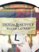 DENIM AND SUPPLY RALPH LAUREN ΠΟΥΚΑΜΙΣΟ ΚΑΡΟ ΠΟΛΥΧΡΩΜΟ ΑΝΤΡΙΚΟ PRE OWNED L