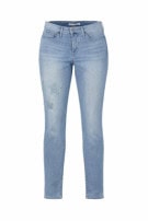 LEVIS. JEANS STRAIGHT LEG WASHED BLUE WOMEN PRE OWNED XS