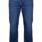 DENIM CO JEANS DA UOMO CLASSICI BLU LAVATO USATO