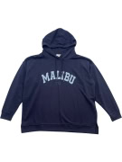 Denim Republic Hoodie Logo Μπλε Σκούρο Γυναικείο 2XL
