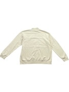 Denim Tom Tailor Φούτερ 1/4 Zip Casual Logo Εκρού Ανδρικό XXL