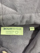 DENIM TOM TAILOR ΦΟΥΤΕΡ ΜΕ ΚΟΥΚΟΥΛΑ CASUAL LOGO ΜΩΒ ΑΝΔΡΙΚΟ XXL