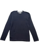 DENIM TOM TAILOR KNIT SWEATER MINIMAL NAVY MENS PRE OWNED L