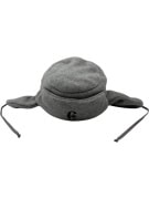Designer Καπέλο Fleece Winter Vintage Logo Γκρι Unisex One Size