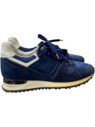 DESIGNER SNEAKERS MINIMAL NAVY UNISEX PRE OWNED EU36